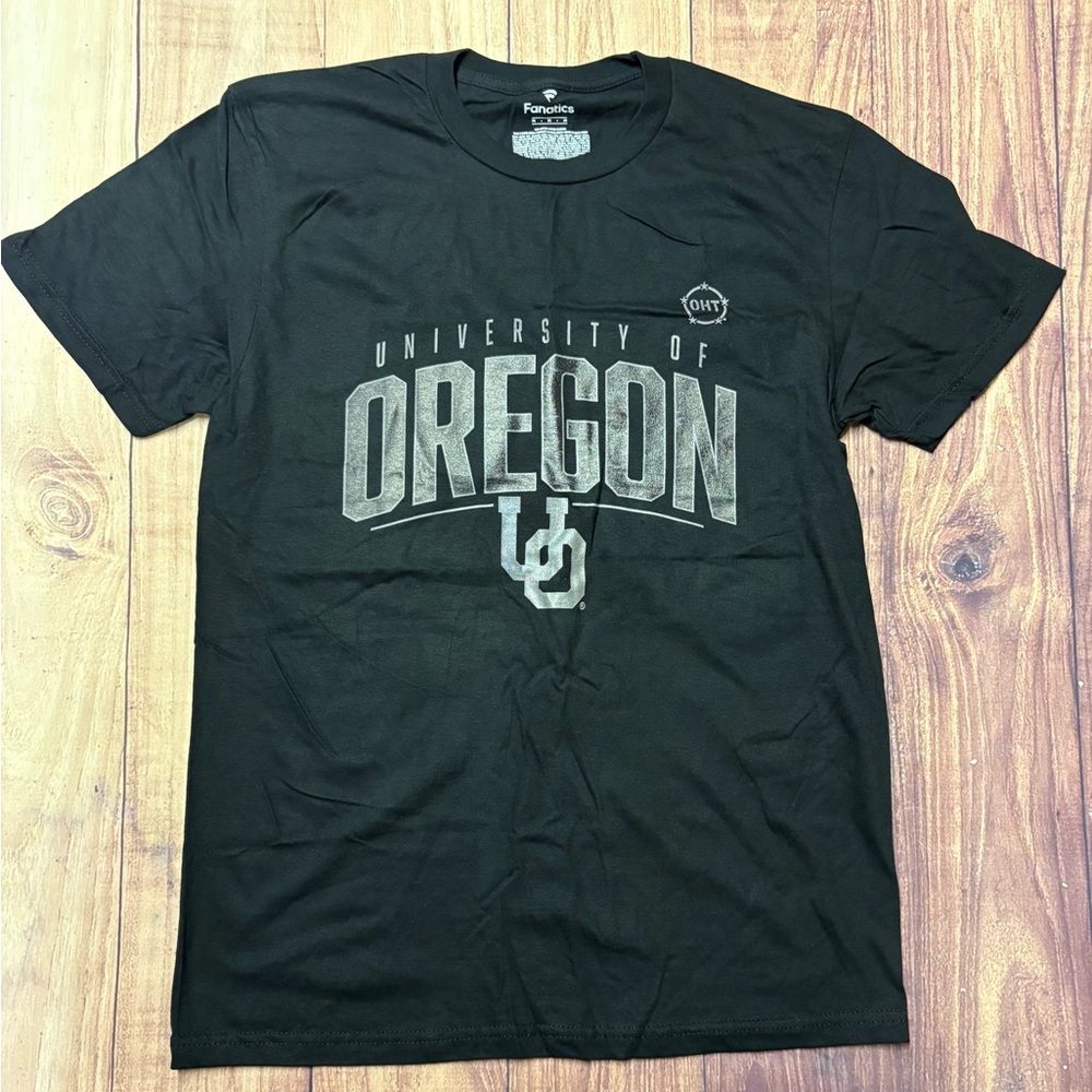 Fanatics Men's Black University of Oregon T-Shirt Size M